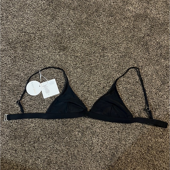 Kulani Kinis Other - NWT: Kulani Kinis Basic Bralette Bikini Top small in Pitch Black